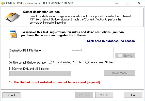 EML转PST软件下载|EML to PST Converter 最新版v5.0.1.3下载插图