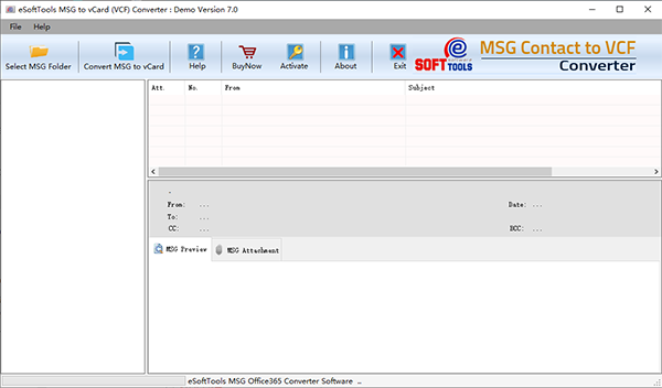 eSoftTools MSG to vCard Converter图片