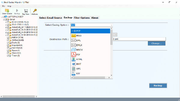 Advik Email Backup Wizard截图