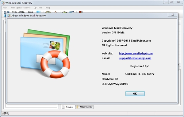 Windows Mail Recovery软件图片2