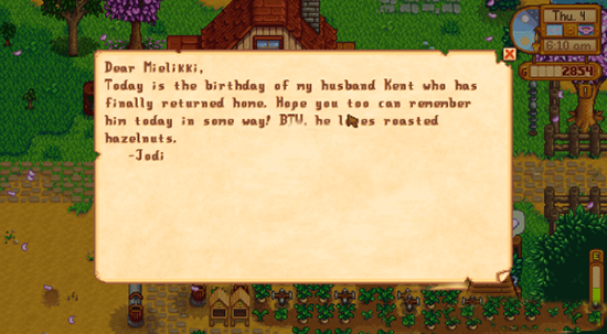 星露谷物语生日提醒MOD|星露谷物语村民生日邮件功能MOD 下载