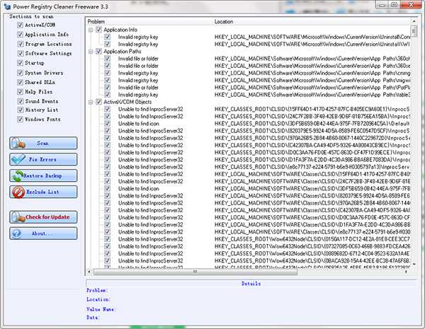 Power Registry Cleaner Freeware图片