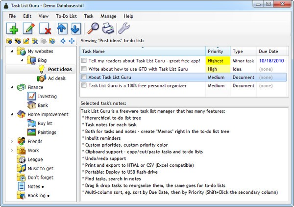 Task List Guru下载|Task List Guru(待办事项管理工具) 最新版v4.6下载