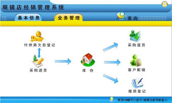 眼镜店经销管理系统图片1
