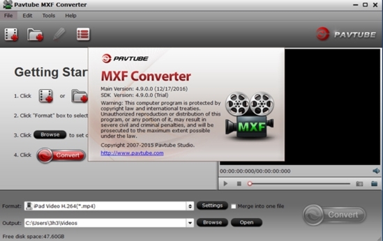 Pavtube MXF Converter(mxf格式转换软件)官方版v4.9.0.0下载插图3