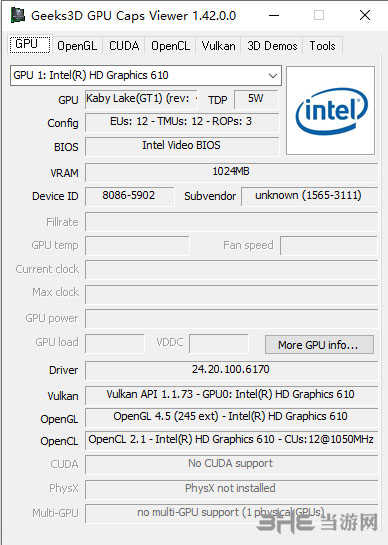 GPU Caps Viewer