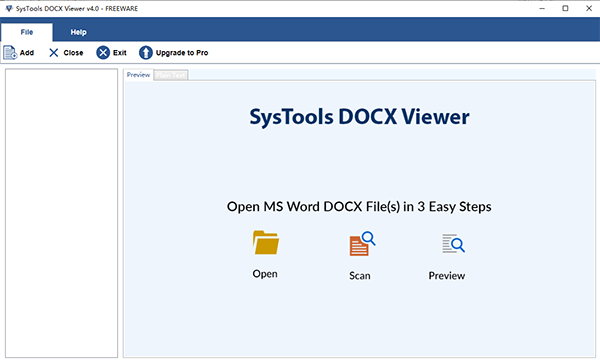 SysTools DOCX Viewer图片
