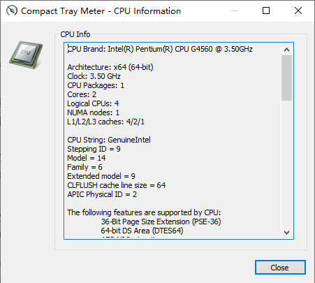 Compact Tray Meter(硬件监控软件) 绿色版1.2.2.1下载