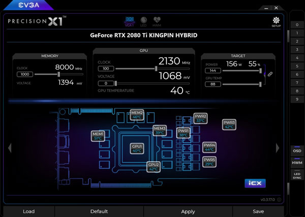 EVGA Precision X1截图