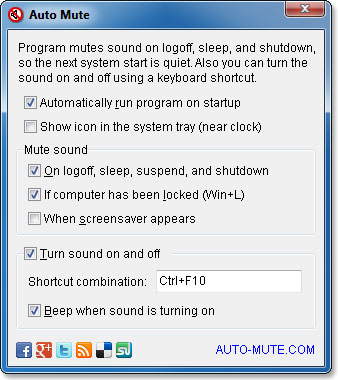 Auto Mute截图