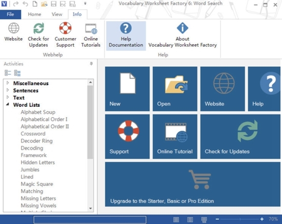 Vocabulary Worksheet Factory(词汇表制作软件)免费版v6.0.8.3下载插图