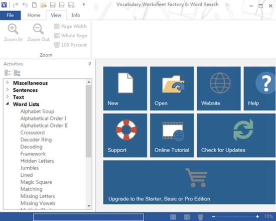 Vocabulary Worksheet Factory(词汇表制作软件)免费版v6.0.8.3下载插图1