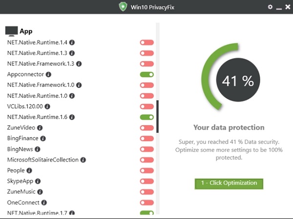 Abelssoft Win10 PrivacyFix图1