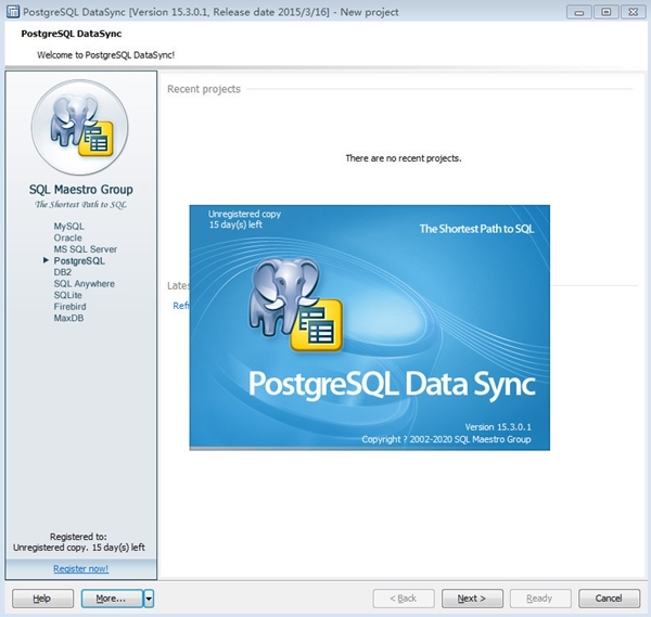 PostgreSQL Data Sync软件图片2