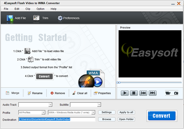 4Easysoft Flash Video to WMA Converter图片