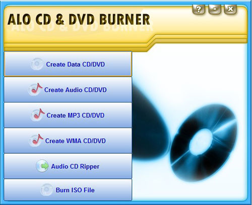 ALO CD & DVD Burner截图