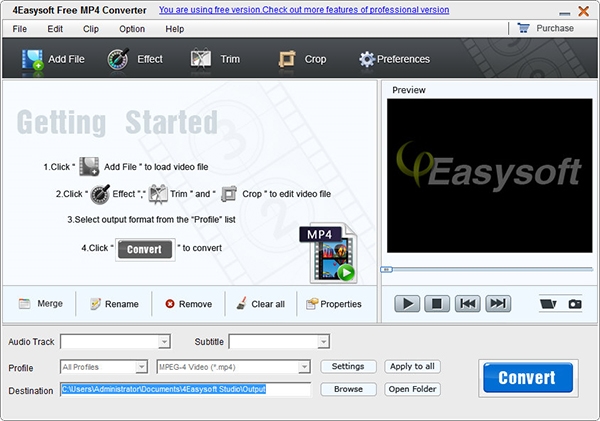 4Easysoft Free MP4图片