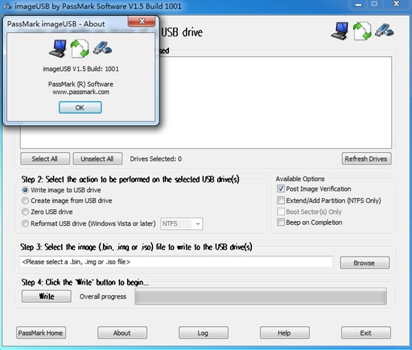 PassMark ImageUSB软件图片4