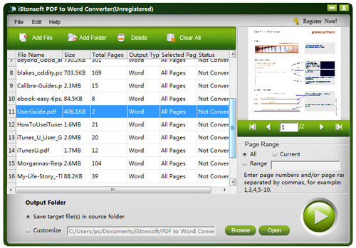 iStonsoft PDF to Word Converter图片2