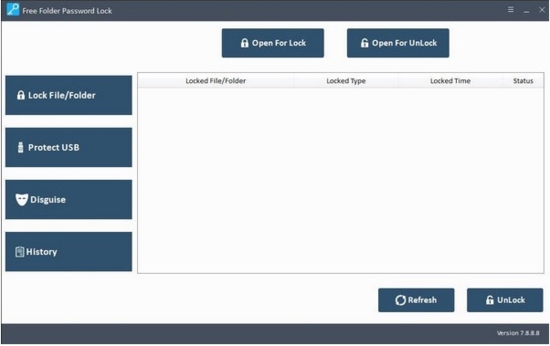 Amazing Free Folder Password Lock(文件加密软件)官方版v7.8.8.8下载插图