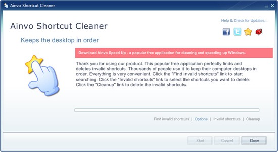 Ainvo Shortcut Cleaner图2