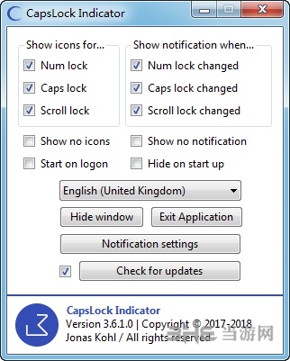CapsLock Indicator图片