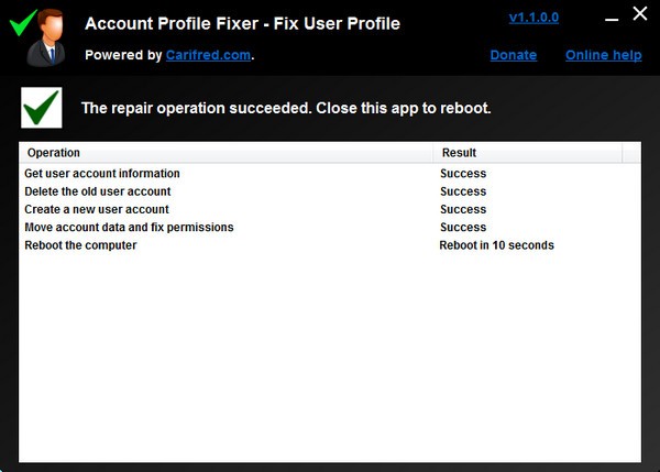 Account Profile Fixer软件图片2