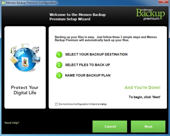 Memeo Backup Premium (数据备份软件)官方版v4.7下载插图1