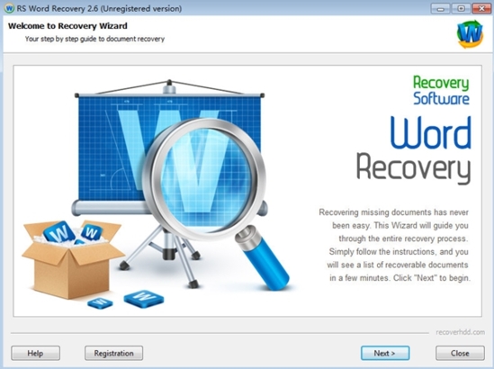 RS Word Recovery(word文档恢复软件)官方版v2.6下载插图