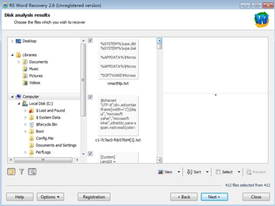 RS Word Recovery(word文档恢复软件)官方版v2.6下载插图1