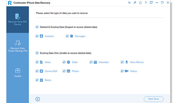 Coolmuster iPhone Data Recovery截图