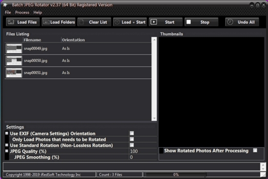 Batch JPEG Rotator (JPg格式图片旋转器)官方版v2.37下载插图3