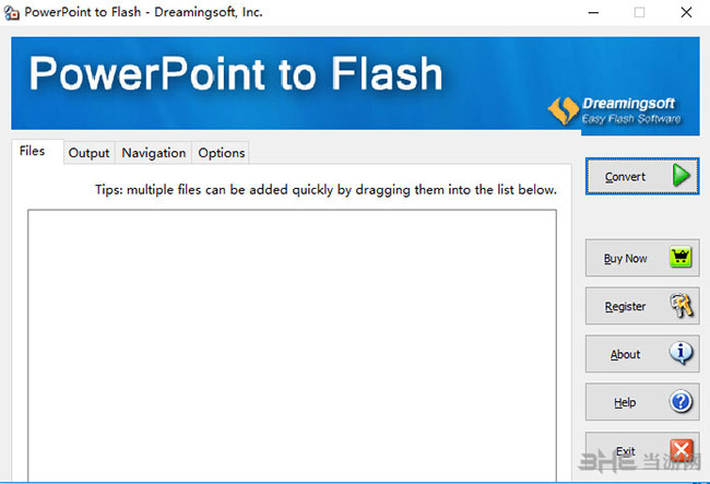 PowerPointtoFlash软件界面截图