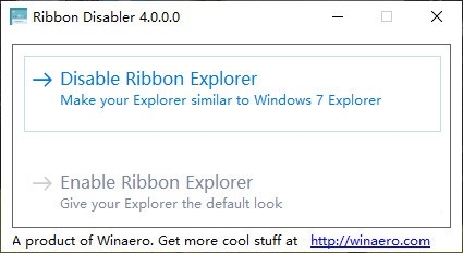 Ribbon Disabler(资源管理器美化) 官方版v4.0下载插图