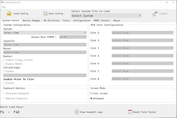 OoeyGUI MESS Launcher图