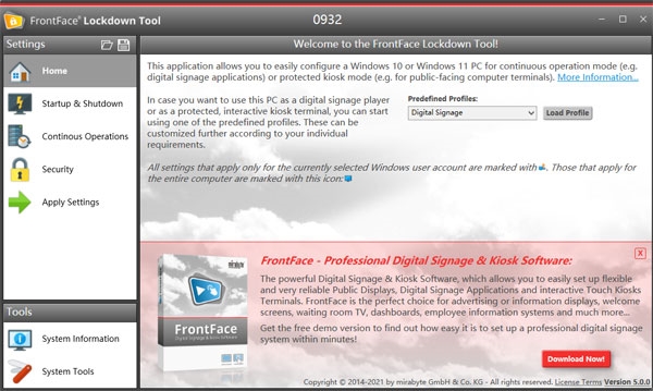 FrontFace Lockdown Tool截图1