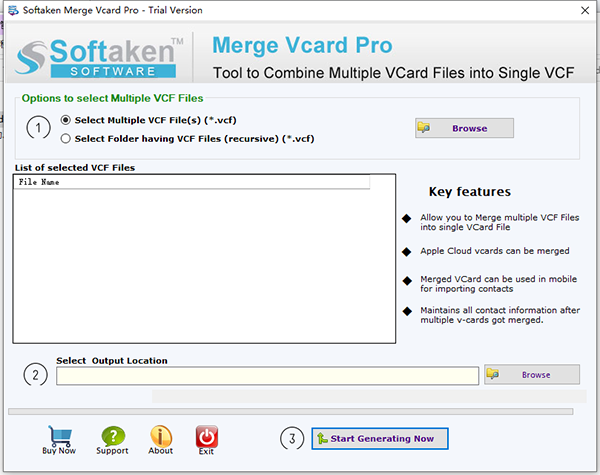 Softaken Merge Vcard Pro图片