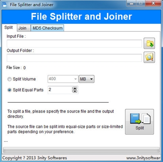 File Splitter and Joiner(文件分割合并工具)官方版v2.0.0下载插图