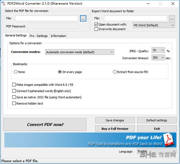 BullZip PDF2Word Converter