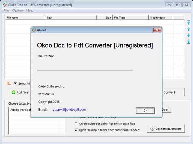 Okdo Doc to Pdf Converter图