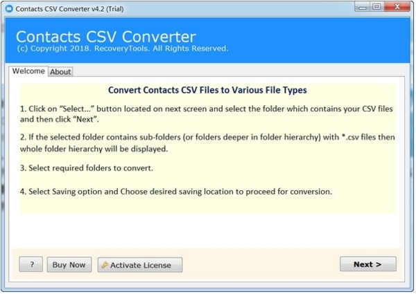Contacts CSV Converter图片1
