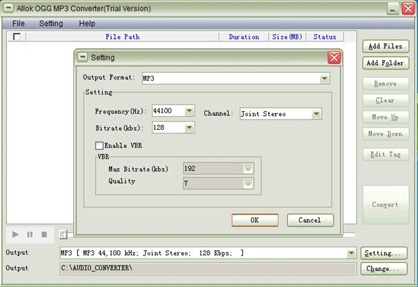 Allok OGG MP3 Converter软件图片3