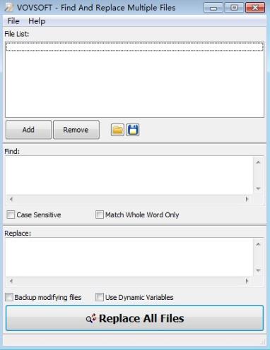 Find And Replace Multiple Files图