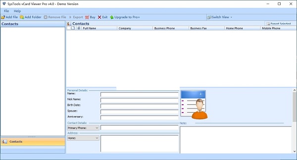 SysTools vCard Viewer Pro图片