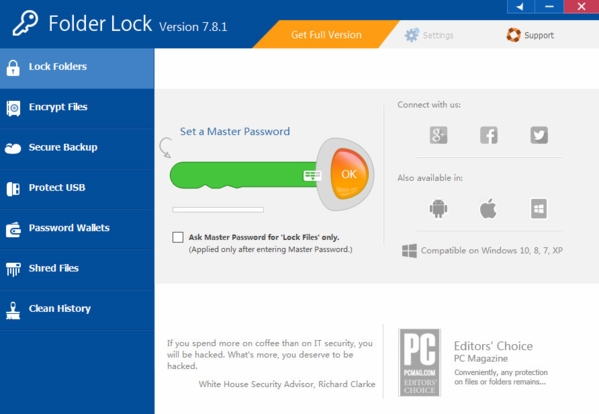 Folder Lock软件图片1