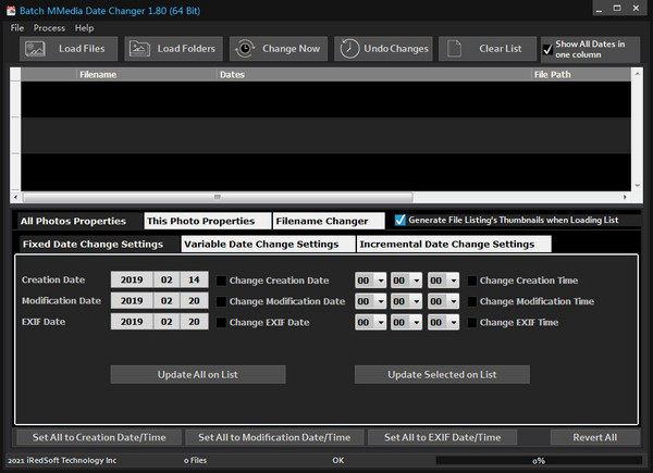 文件日期修改工具|Batch MMedia Date Changer 官方版v1.8.0下载插图