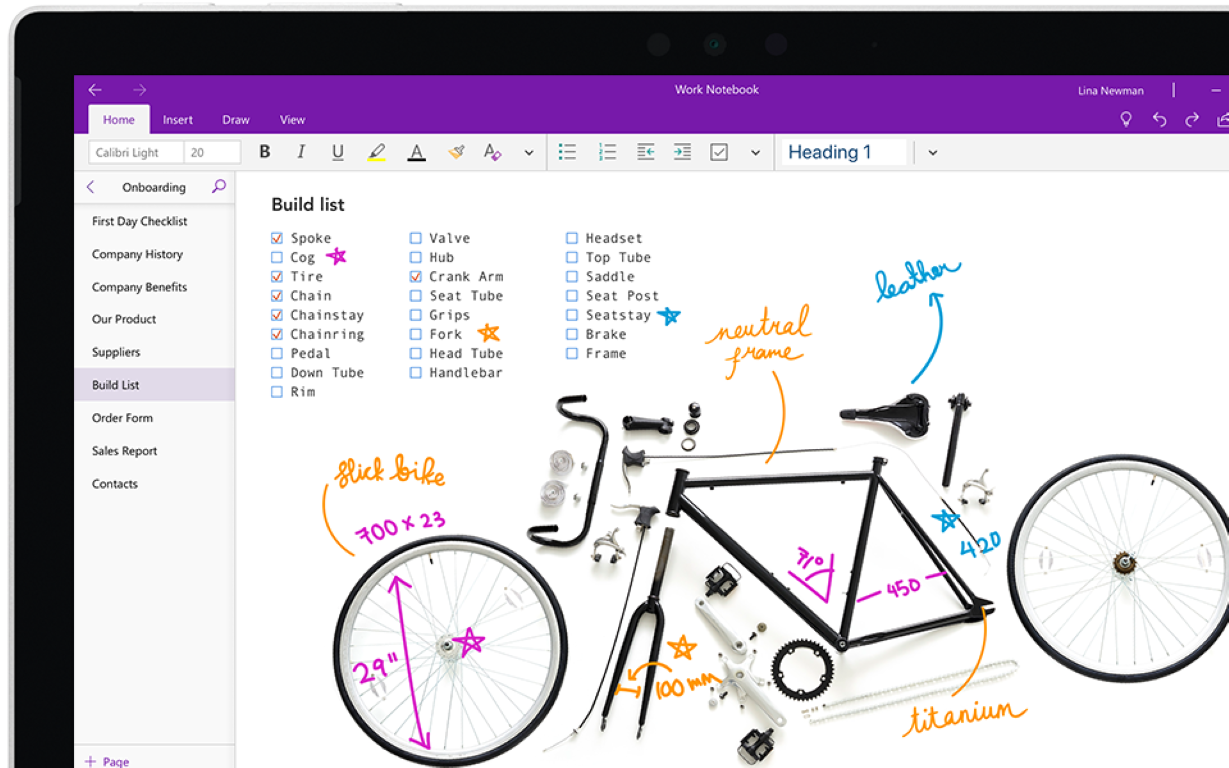 OneNote 2020图片