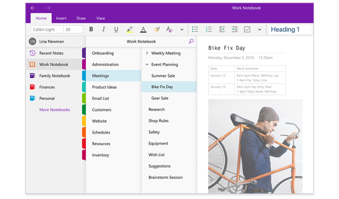 OneNote 2020图片2