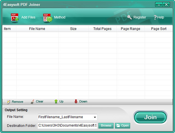 4Easysoft PDF Joiner图