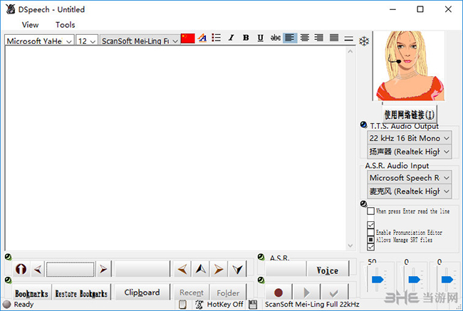 DSpeech软件界面截图